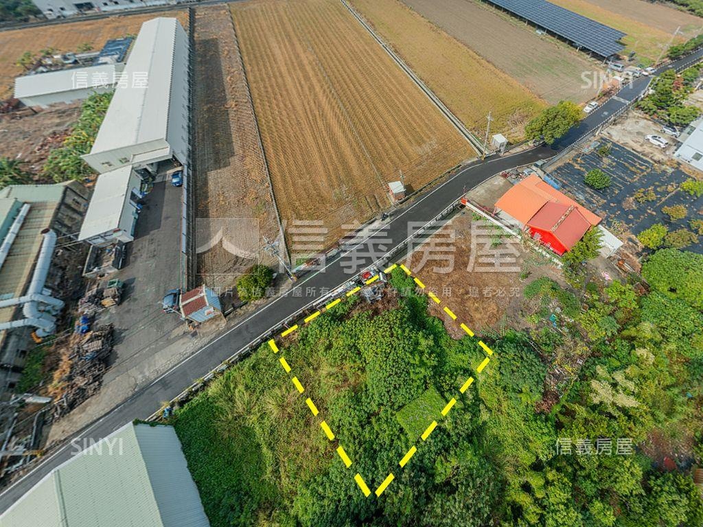 和美。三面臨路土地房屋室內格局與周邊環境