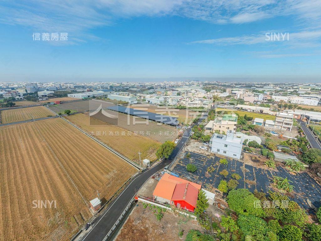 和美。三面臨路土地房屋室內格局與周邊環境