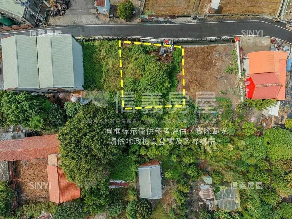 和美。三面臨路土地房屋室內格局與周邊環境