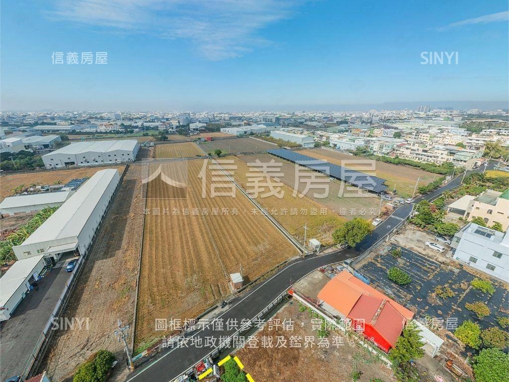 和美。三面臨路土地房屋室內格局與周邊環境