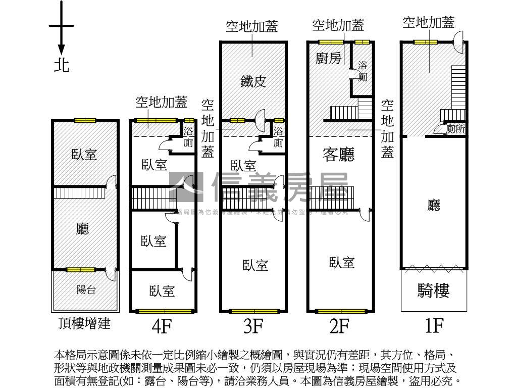 復橫一路正路４樓透天房屋室內格局與周邊環境