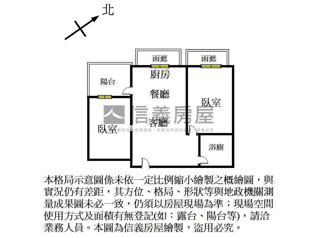 成功學區稀有典雅精裝兩房房屋室內格局與周邊環境