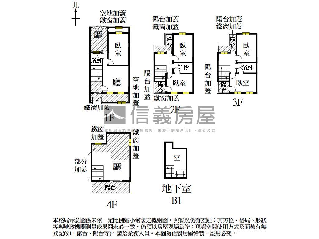 近中華西路｜前後臨路透天房屋室內格局與周邊環境