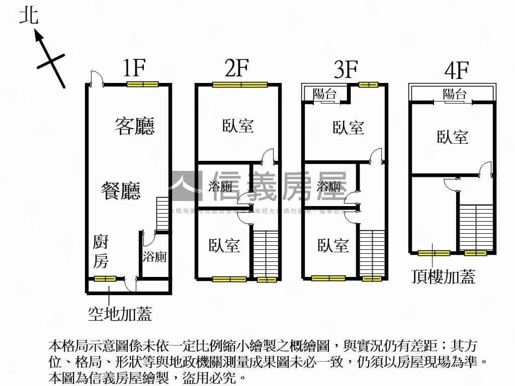 屋齡約７年清水美透天房屋室內格局與周邊環境