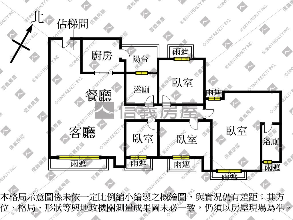 筑丰美涵靜巷高樓房屋室內格局與周邊環境