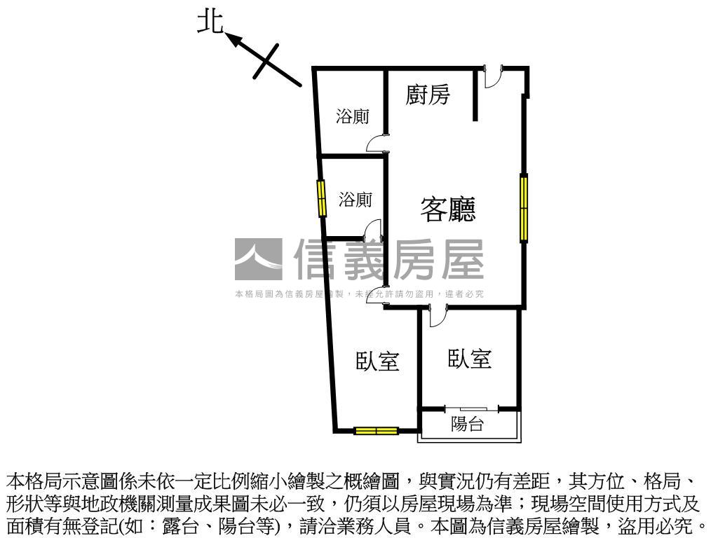 商五用地三多捷運旁美兩房房屋室內格局與周邊環境
