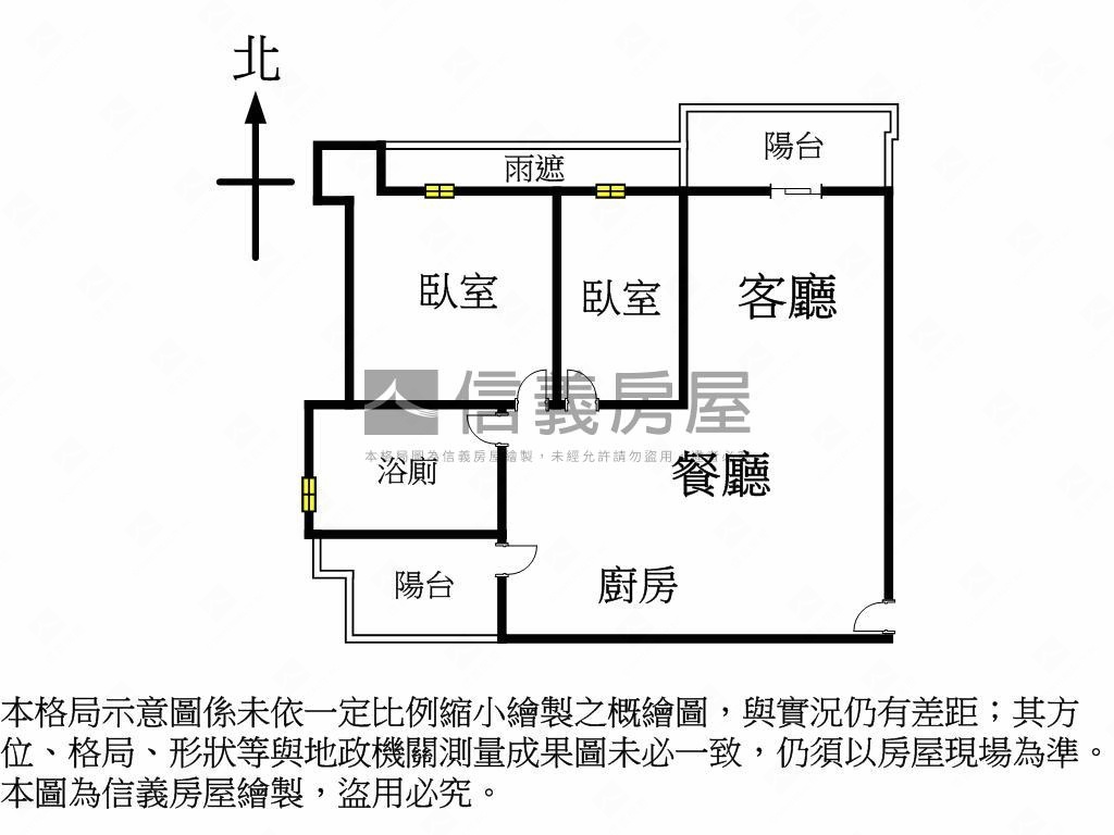 新六藝精美兩房車位房屋室內格局與周邊環境