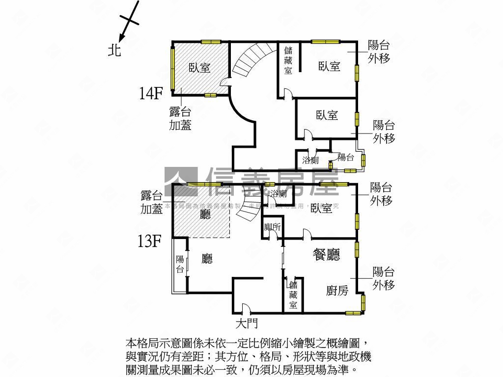 高樓層帝王視野平車樓中樓房屋室內格局與周邊環境