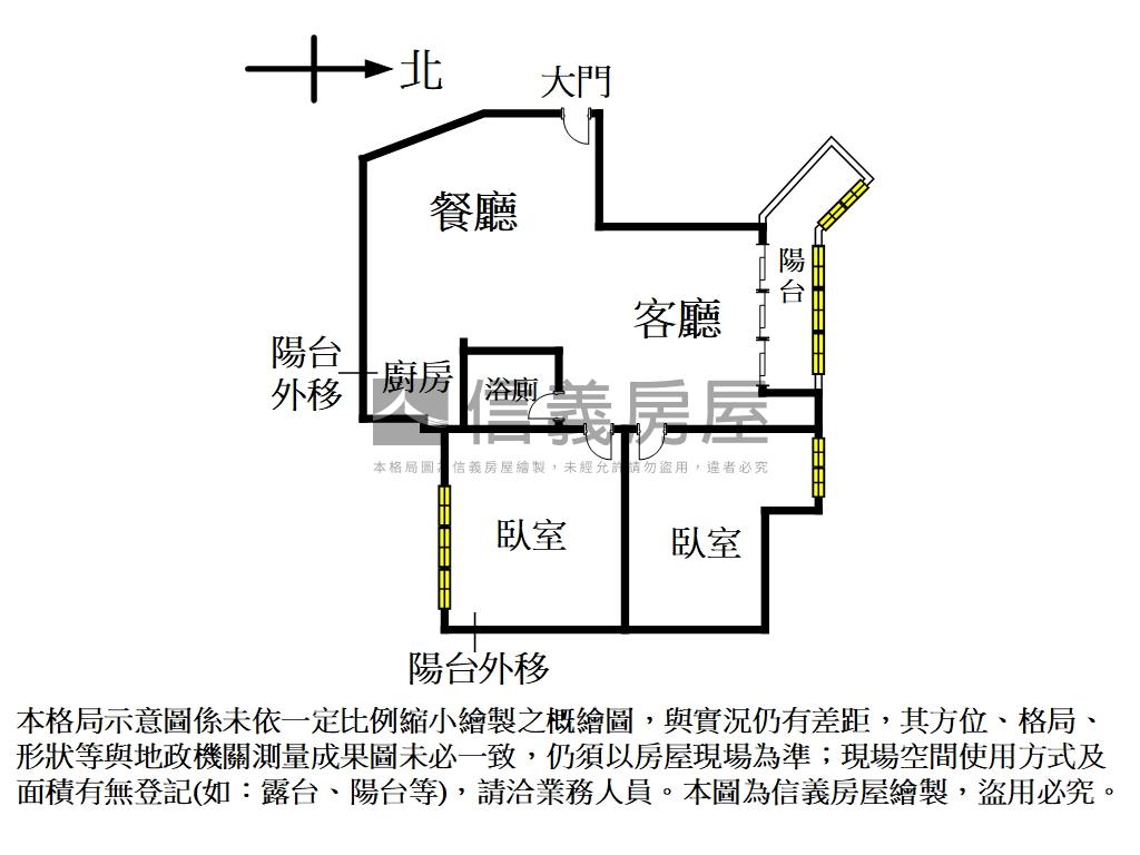 很近六張犁捷運管理美二房房屋室內格局與周邊環境