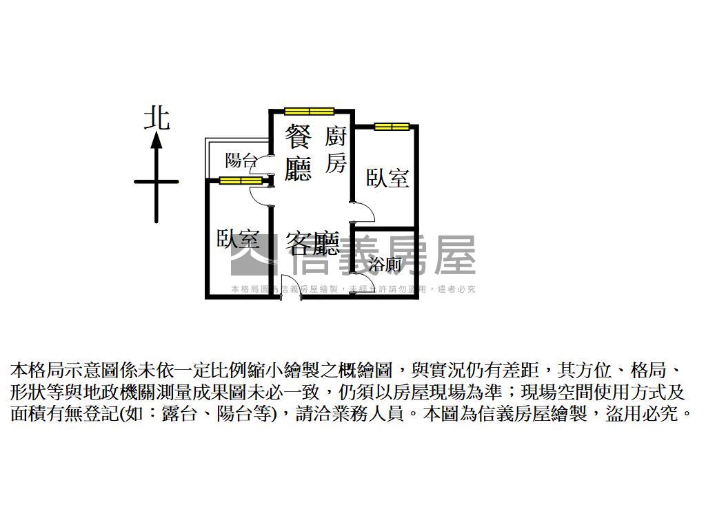 鴻承寫森溫馨兩房車位房屋室內格局與周邊環境