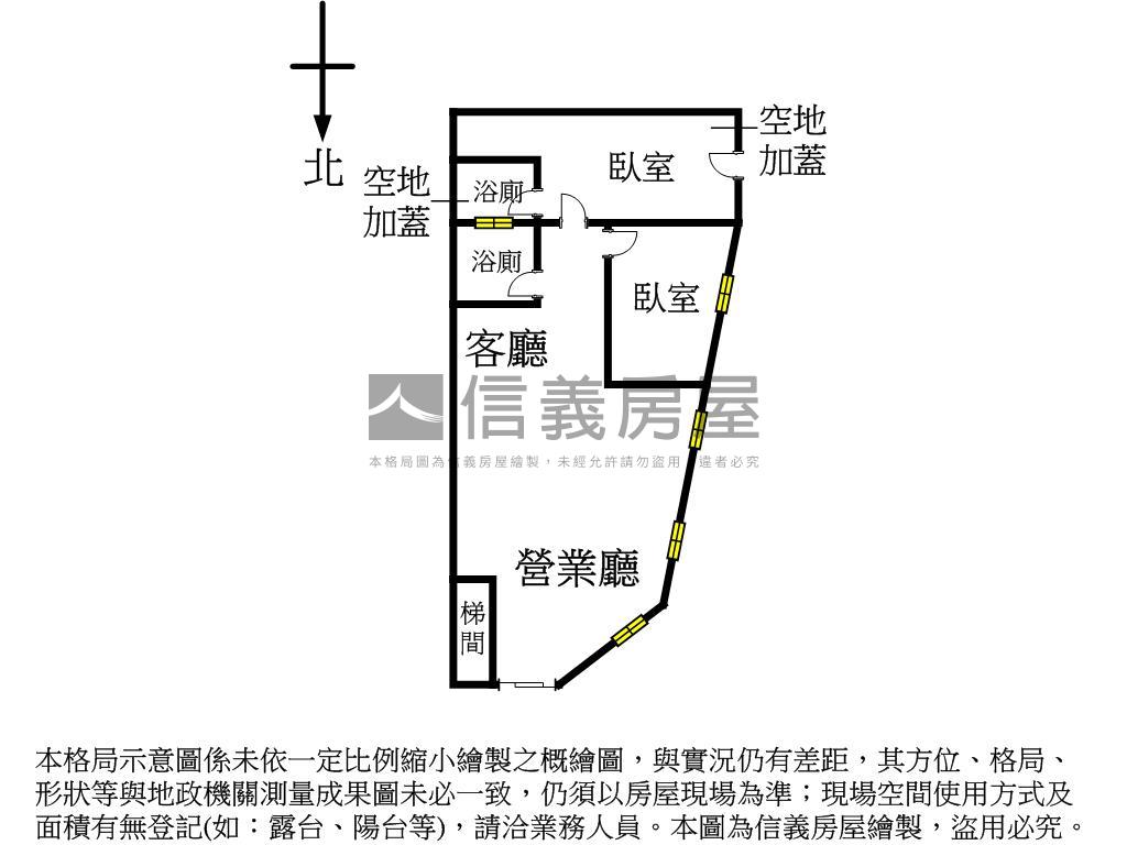 未來捷運邊間一樓（商一）房屋室內格局與周邊環境