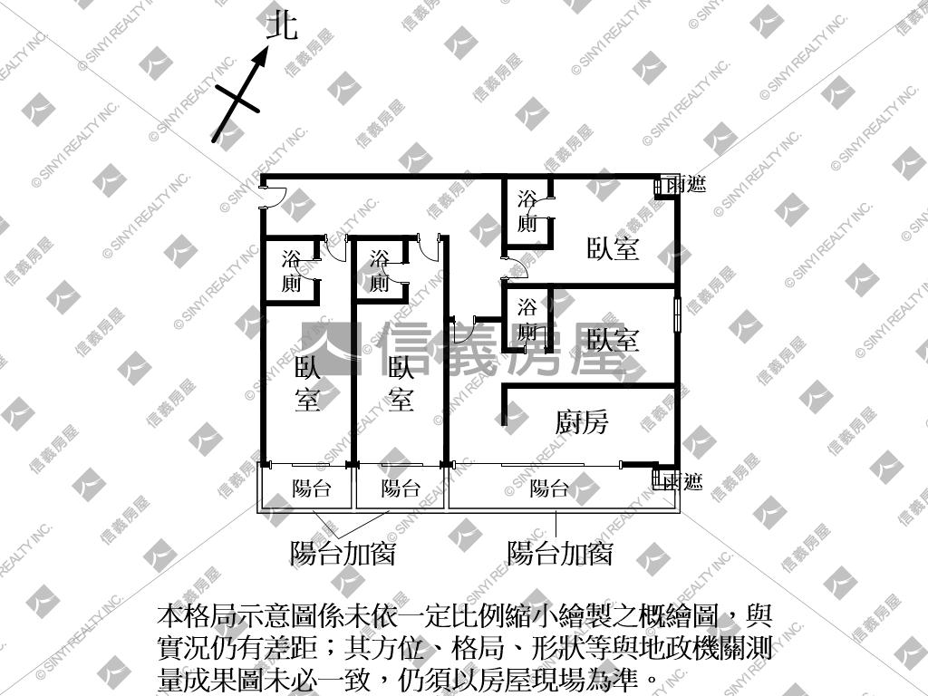 中興商圈收租寶１房屋室內格局與周邊環境