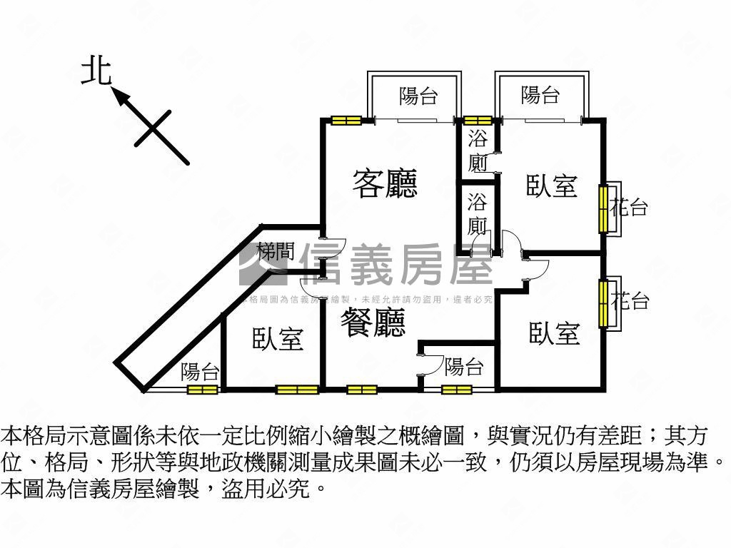 美術園道旁大三房車位房屋室內格局與周邊環境