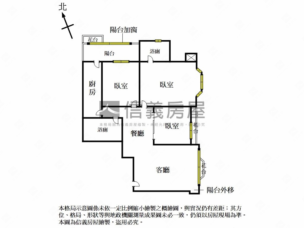 夏木漱石綠景三房車位房屋室內格局與周邊環境