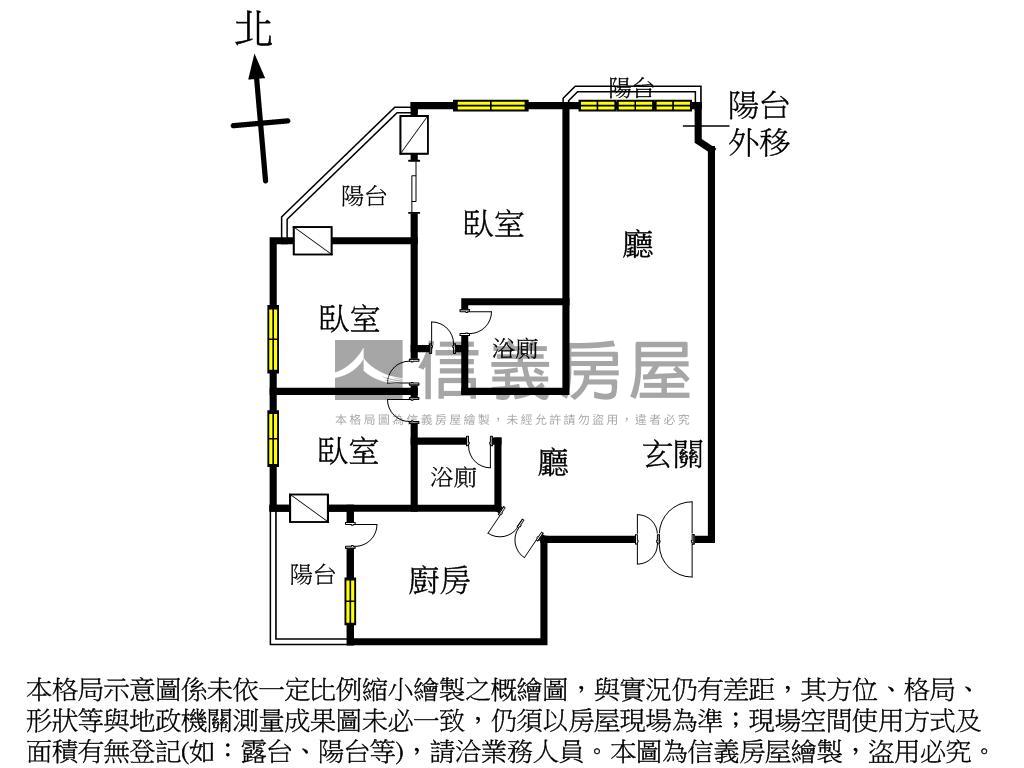 首排景觀｜國泰美三房平車房屋室內格局與周邊環境