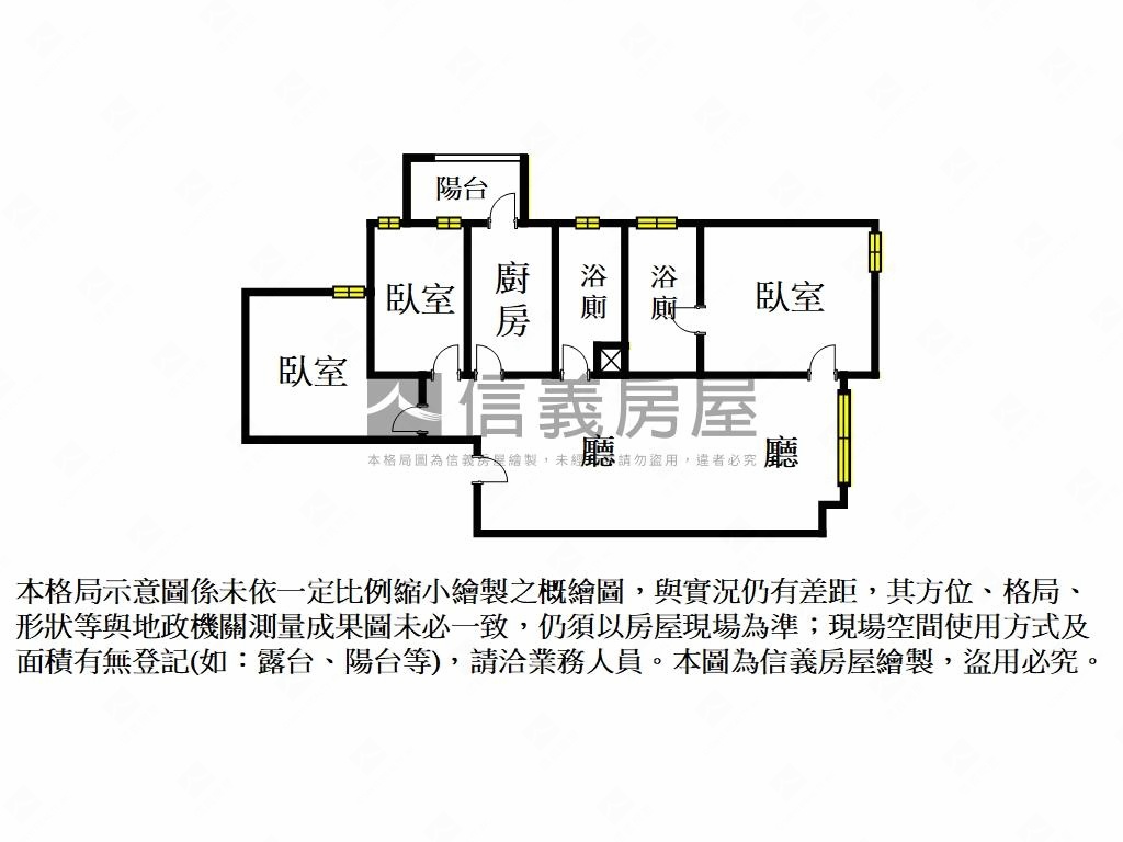 新美齊ＴＯＰ三房附車位房屋室內格局與周邊環境