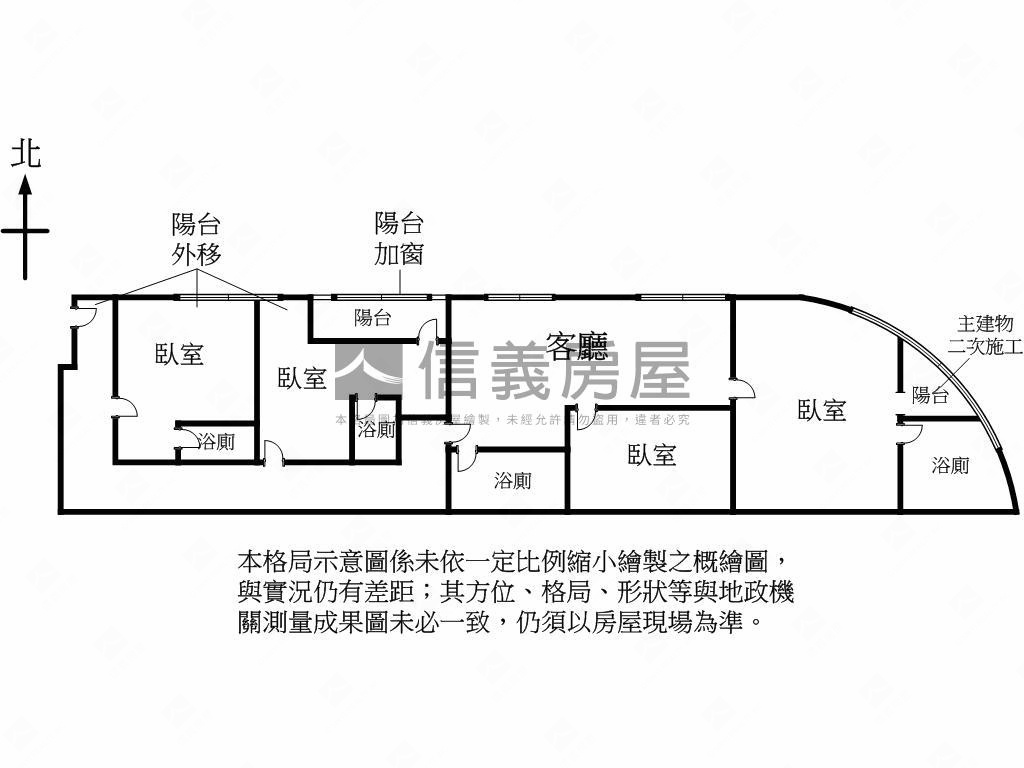 近台北橋大戶電梯收租房屋室內格局與周邊環境