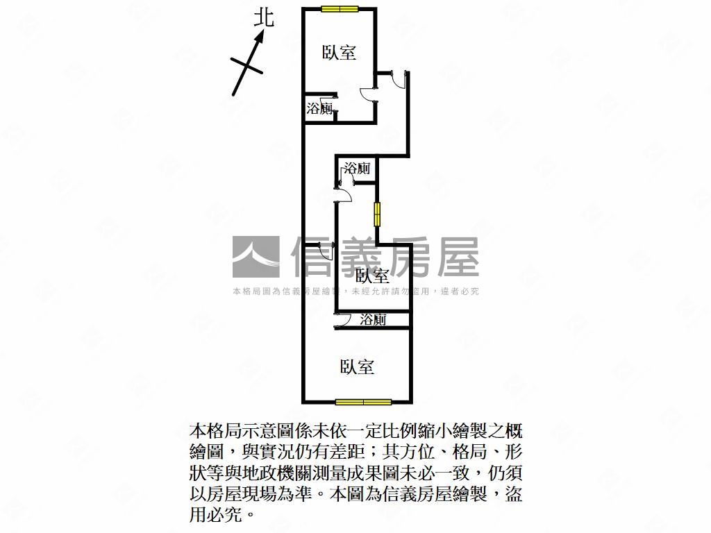 中壢市區三房物件房屋室內格局與周邊環境