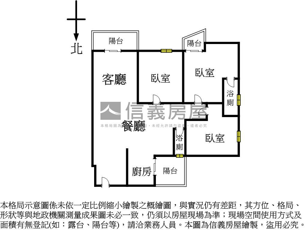 裕翔研山高樓看葳格房屋室內格局與周邊環境
