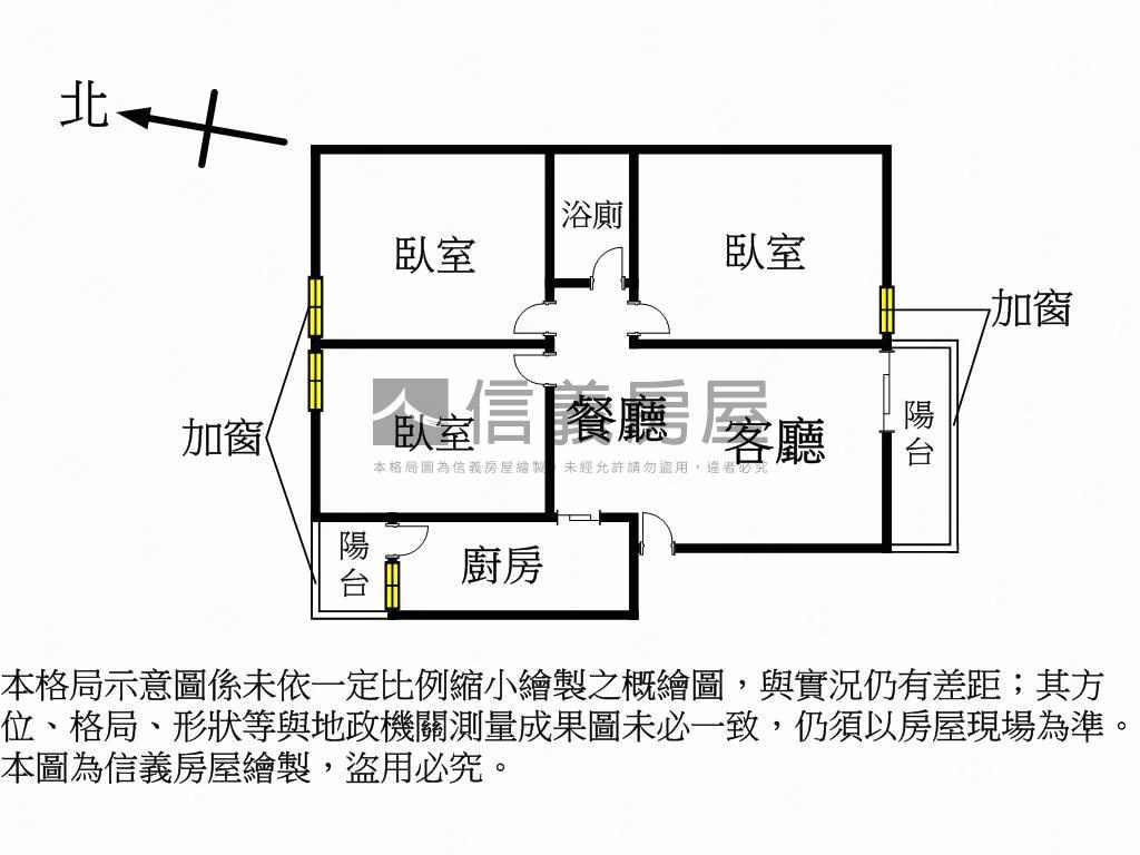 走路到勤美綠園道大三房房屋室內格局與周邊環境
