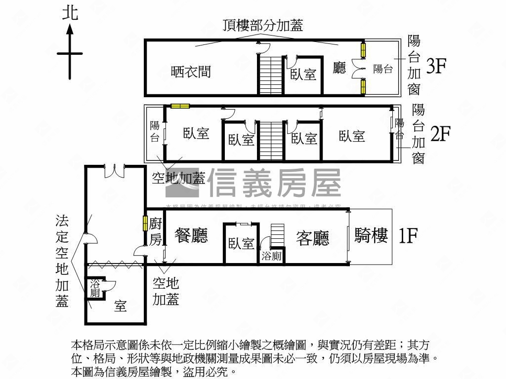 稀有前後臨路大地坪透天房屋室內格局與周邊環境