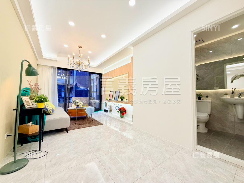 近捷運新婚首購美寓３樓房屋室內格局與周邊環境