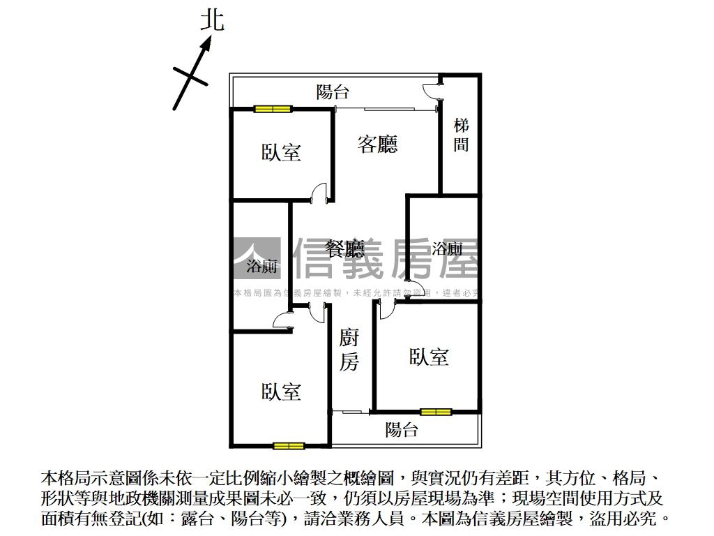 近捷運新婚首購美寓３樓房屋室內格局與周邊環境