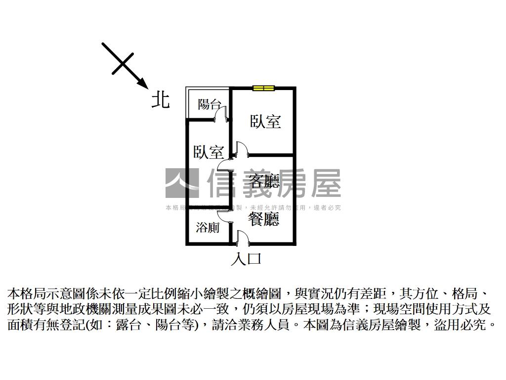 榮耀西門兩房美居房屋室內格局與周邊環境