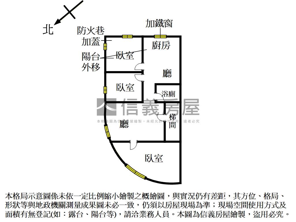 免爬高裕民二樓房屋室內格局與周邊環境