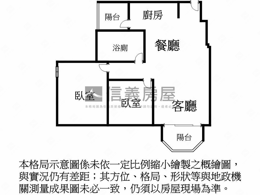 展裕丰格Ｄ８棟５樓房屋室內格局與周邊環境