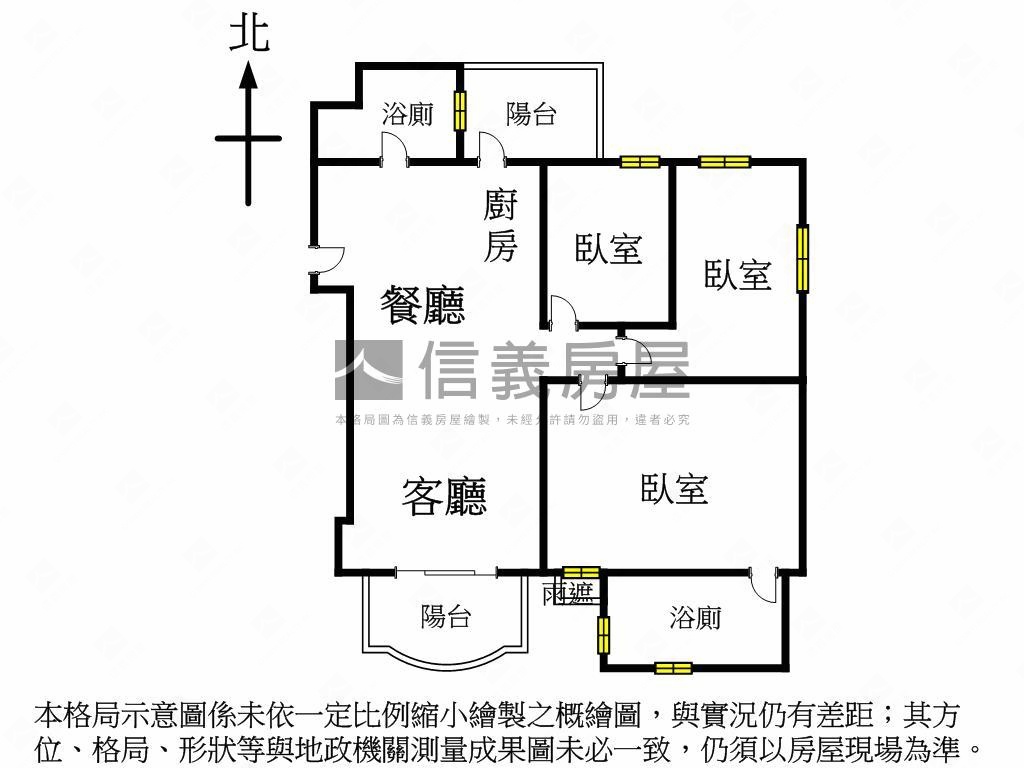 近水湳時代麗景三房平車房屋室內格局與周邊環境