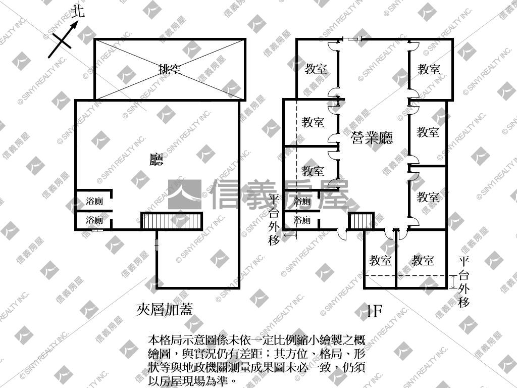 藝文收租連鎖金店面房屋室內格局與周邊環境