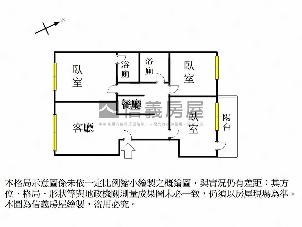 ｜義勇路精美｜成家三房房屋室內格局與周邊環境