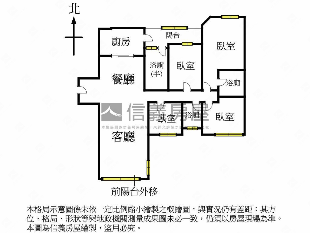 帝圖大器美邸４房有車位房屋室內格局與周邊環境