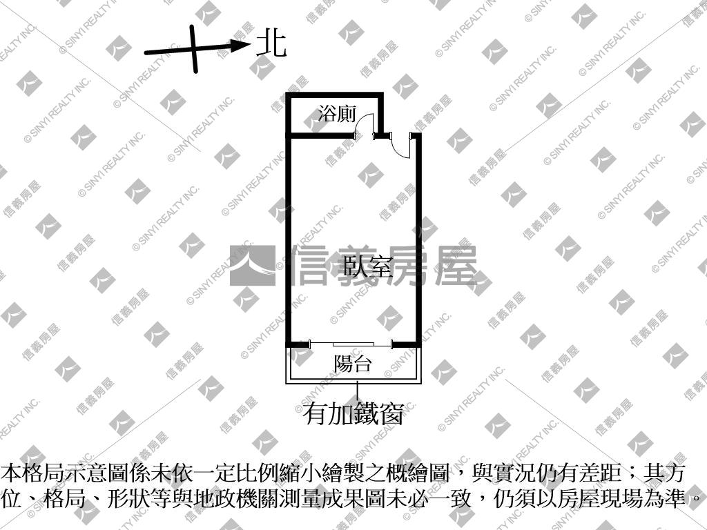 梅川畢卡索高樓採光套房房屋室內格局與周邊環境