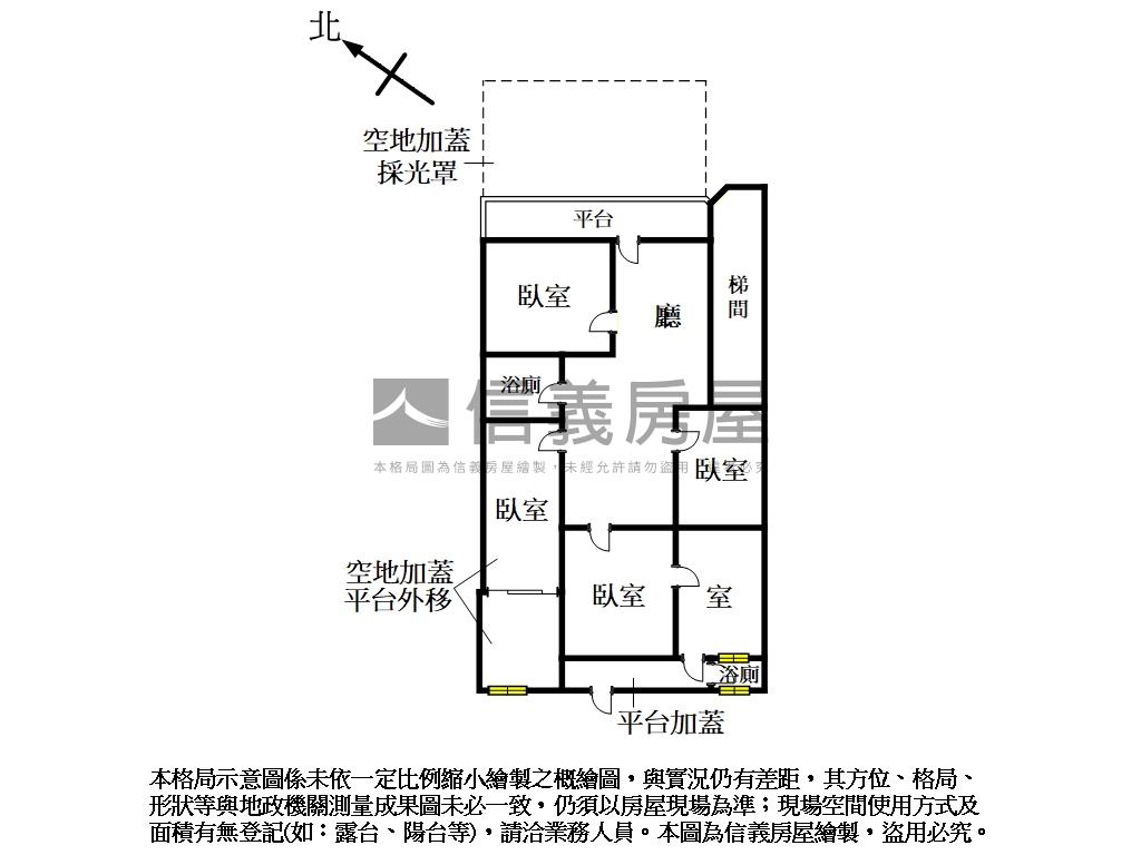 大敦化民權面寬一樓房屋室內格局與周邊環境