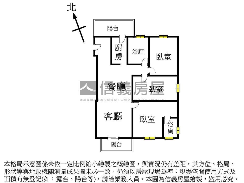 勝利交響曲三房平車房屋室內格局與周邊環境