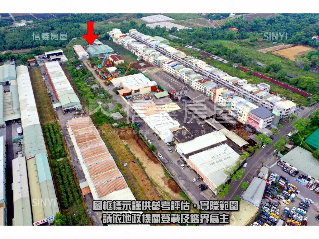 臨正大社路千坪土地Ｂ房屋室內格局與周邊環境