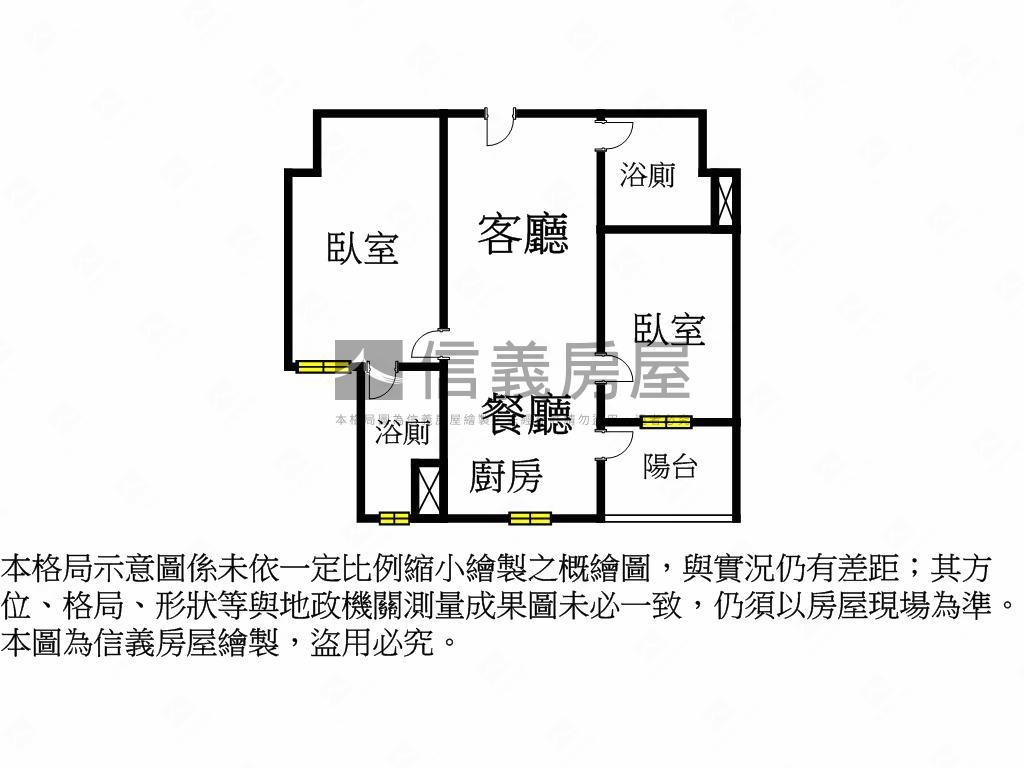 大華縱橫Ｆ６兩房兩衛平車房屋室內格局與周邊環境