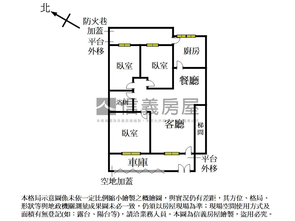 近小碧潭站一樓三房好停車房屋室內格局與周邊環境