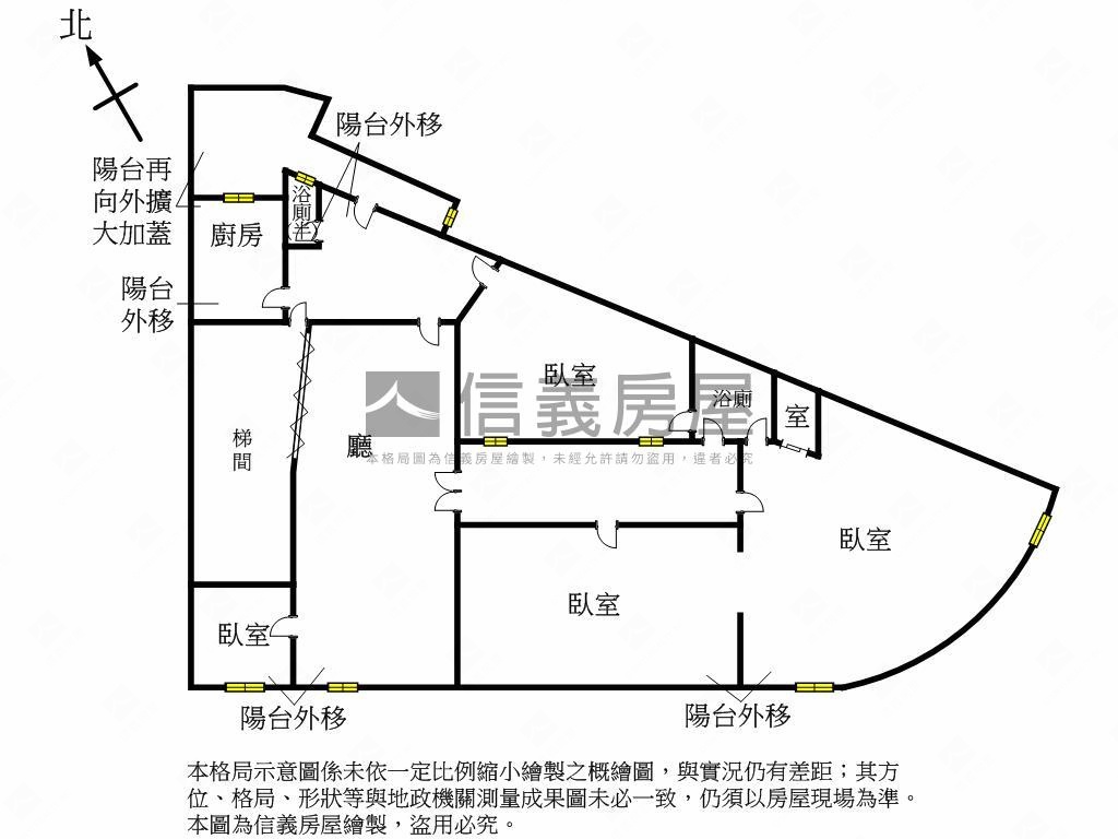 石牌國中小商圈二樓房屋室內格局與周邊環境