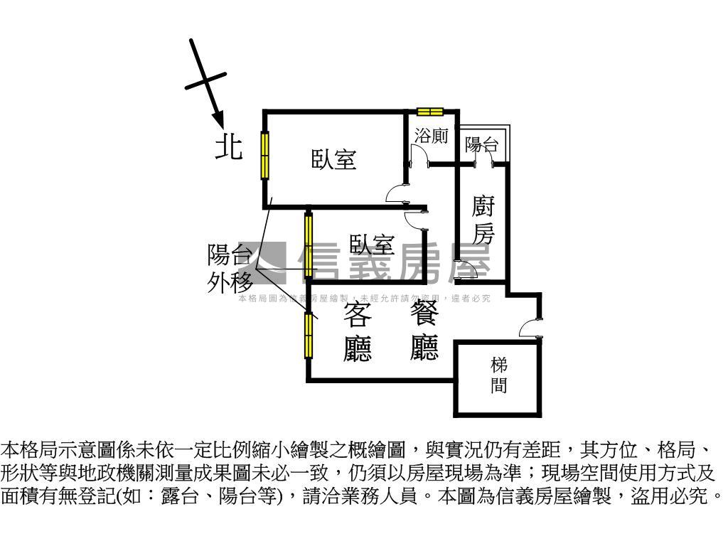 台北新歡兩房車位房屋室內格局與周邊環境