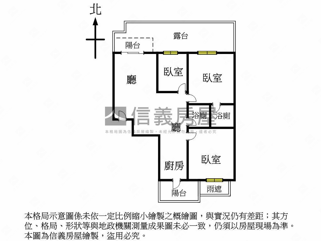 復興南京捷運電梯高樓三房房屋室內格局與周邊環境