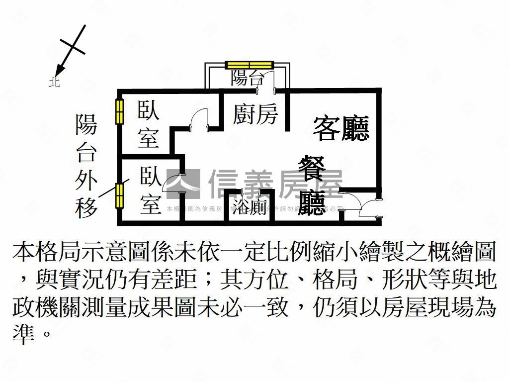 璀璨經國２房車位房屋室內格局與周邊環境