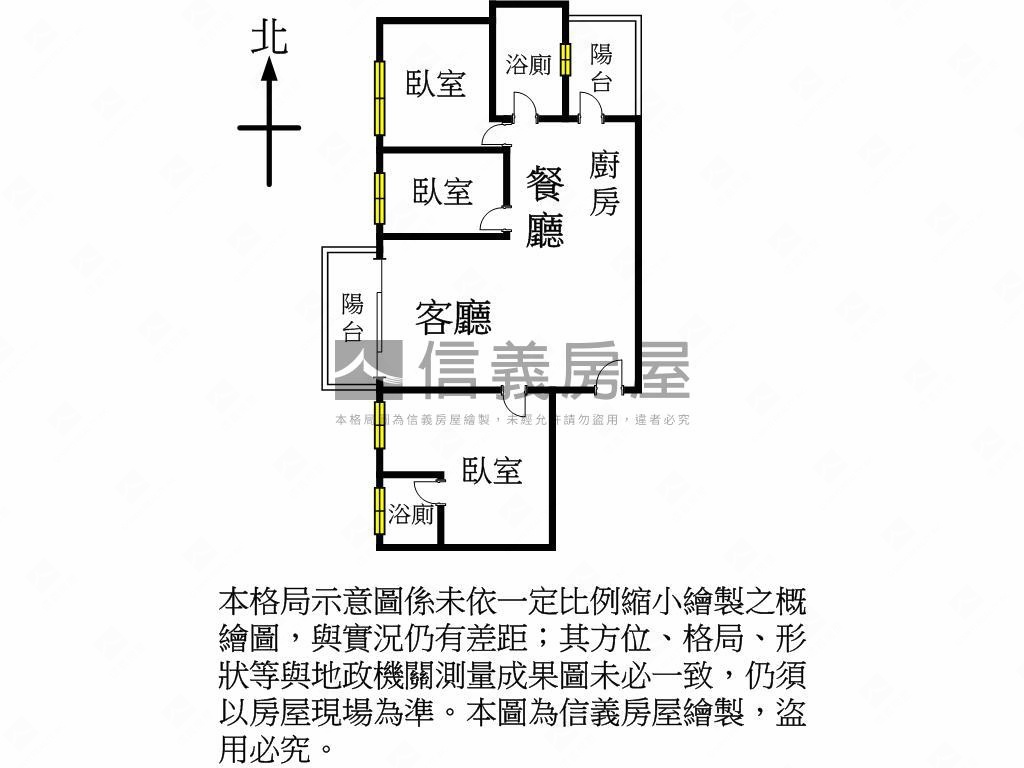 中壢★近山東國小三房車位房屋室內格局與周邊環境