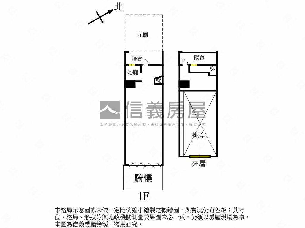 央北邊間人潮黃金店面房屋室內格局與周邊環境