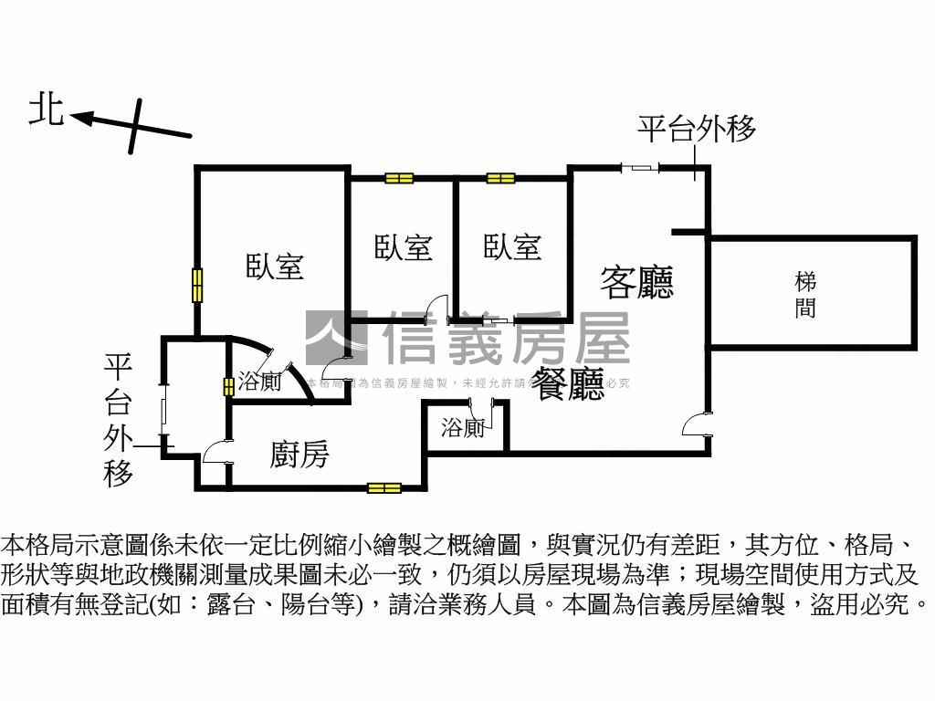 新春裝潢三房質感飛揚房屋室內格局與周邊環境
