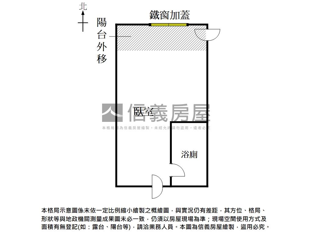 伯爵小資套房Ｂ房屋室內格局與周邊環境