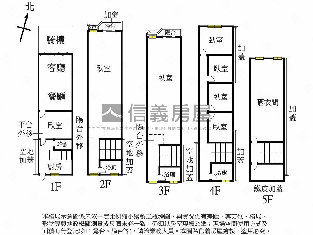 稀有★騎樓式活路透店房屋室內格局與周邊環境