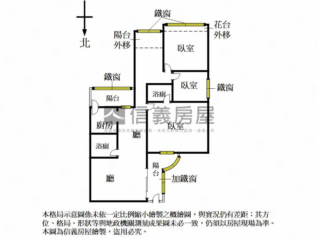 近內惟藝術中心大三房房屋室內格局與周邊環境